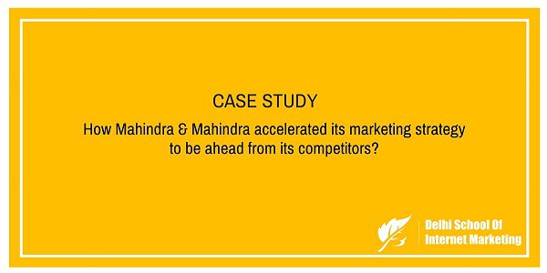 case study of mahindra tractors