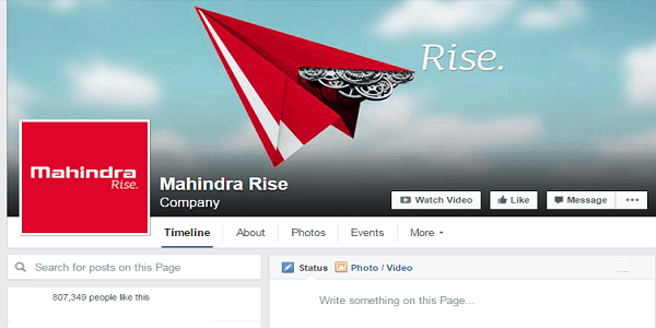 mahindra facebook